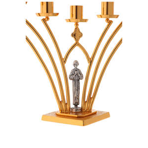 ทองเหลืองใหม่ที่มีคุณภาพสูงเชิงเทียนคริสตจักรอุปกรณ์ Brassworld อินเดีย - Product Image 6