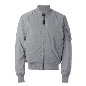 Chaqueta Bomber de hombre informal de buena calidad personalizada al por mayor, talla grande, cierre de cremallera, transpirable para invierno - Product Image 1