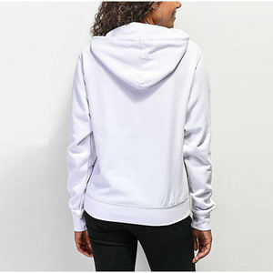 Sudadera con capucha de manga larga para mujer, Chaqueta corta con cremallera, sudadera con cremallera, prendas de vestir con cordón, ropa Sexy OEM - Product Image 2