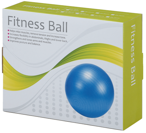 ALLWINWIN EXB01 Exercise Ball - Anti-Burst Yoga Workout Stability