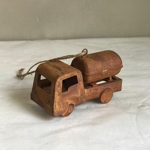 Metal Ship Shaped Christmas <b>Tree</b> Hanging Ornament Iron Brown Rustic Christmas Decoration Ship With Rope - Product Image 5