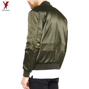Wholesale High Quality <b>Light</b> <b>Weight</b> Winter Wear 2022 Customized Logo Printing New design Satin <b>Jacket</b> For Men - Product Image 3