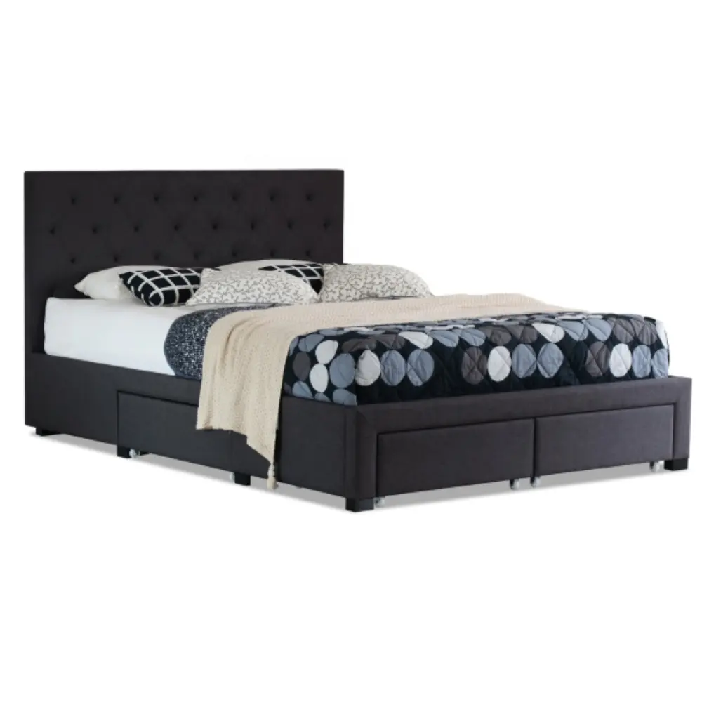 Thiết Kế Hiện Đại Đầy Phong Cách Của 2019 Chester Bed Base Với 4 Ngăn Kéo Lưu Trữ Giường