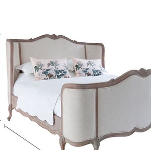 French <b>Bed</b> Design Made From Solid <b>Wood</b> With Durable Material High Quality Furniture for Bedroom Furniture - Product Image 6