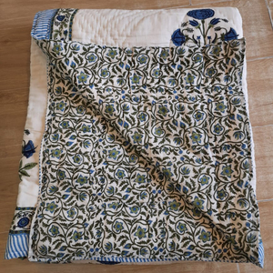 Wholesale New Arrival Hand Block Printed Quilted <b>Quilts</b> for Home <b>Bedding</b> & Living Decor, Colorful Blanket for Winters Textiles - Product Image 1
