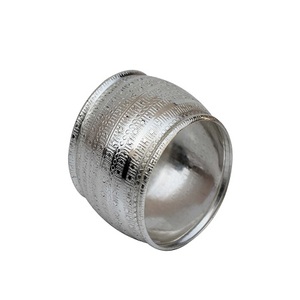 Juego de seis anillos para servilletas de hojalata galvanizada con anillo de almacenamiento de servilletas de metal de primera calidad a precio de mayoreo - Product Image 3