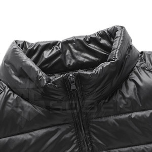 Veste matelassée coupe ajustée à col montant pour hommes, vêtements d'hiver décontractés, vêtements d'extérieur pour la saison froide - Product Image 3
