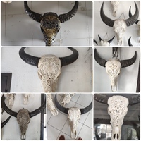 Têtes de mort Bali en ballon, 100% pièces, décoration de maison, livraison rapide faite à la main