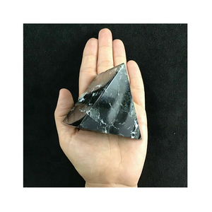 Pirámide de Mármol Negro Pulido Único, Estilo Náutico, Color y Logotipo Personalizables, Idea de Regalo Decorativo Novedoso - Product Image 2