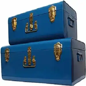 MODERN JEWEL BOX METAL TREASURE CHEST FOR MANUFACTURING IN INDIA HOME STORAGE BOXES TRUNK BOXES