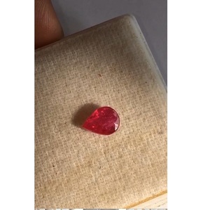 Tự nhiên không được làm nóng và không được điều trị <span class=keywords><strong>Ruby</strong></span> 9*7mm Lê cắt AAA ánh với màu đỏ đẹp và AAA chất lượng mozambique <span class=keywords><strong>Ruby</strong></span> - Product Image 4