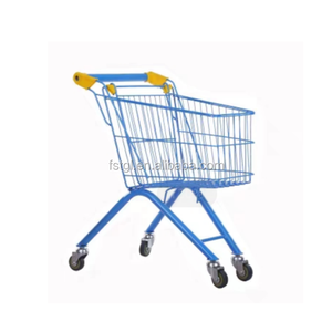 슈퍼마켓 쇼핑몰 어린이용 쇼핑카트 키즈 메탈 트롤리 - Product Image 5