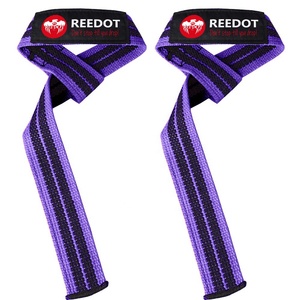 สายรัดข้อมือยกน้ำหนักสำหรับยกน้ำหนัก เพาะกาย พาวเวอร์ลิฟติ้ง ฝึกความแข็งแรง เดดลิฟท์ บุด้วยนีโอพรีนพร้อมผ้าฝ้ายขนาด 18 นิ้ว - Product Image 6