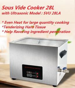 Ultrasonic Even Heat Enhance Taste <b>Tenderising</b> Hard Tissue Durable Use SUS304 Stainless Steel 28L Commercial Sous Vide Cooker - Product Image 2