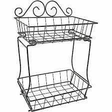 Modern Metal <b>Wire</b> <b>Storage</b> <b>Basket</b> <b>for</b> Bathroom and Kitchen Wholesale Price Small Size Black Mesh <b>Basket</b> - Product Image 6