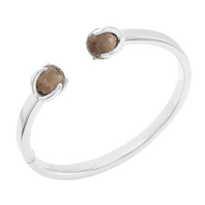 925สเตอร์ลิงเงินโรสควอตซ์อัญมณีปรับได้กำไลข้อมืออินเดียทำด้วยมือผู้จัดจำหน่าย - Product Image 6