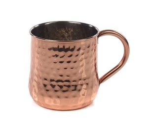 Taza para beber agua martillada de cobre de diseño antiguo, tamaño personalizado, forma redonda, taza de mula de Moscú a buen precio - Product Image 3