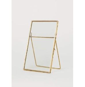 Cadre photo octogonal en métal doré avec couvercle en verre épais et bien poli, parfait pour la décoration intérieure et l'affichage - Product Image 6