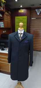 Manteau d'hiver long pour homme Stylo's, 100% cachemire laine, coque anti-froissement, respirant, épais, fermeture à double boutonnage, personnalisé - Product Image 2