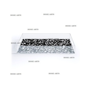 Plateau de service à thé et à café de taille personnalisée meilleure qualité avec un nouveau design plateau de service alimentaire en acrylique le plus vendu - Product Image 5