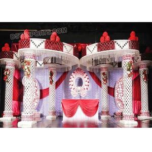 Mariage Fibre Cristal Papillon Mandap Charismatique Cristal Mariage Mandap Mariage Indien Cristal Fibre Mandap - Product Image 1