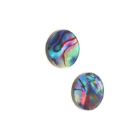 Opale synthétique (créée en laboratoire) ovale de 12 mm, coupe lisse et plate, multi-couleurs, pour la fabrication de bijoux faits main, vente en gros, best-seller