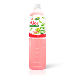 OEM/Etiqueta privada 1.5L Botella de PET Natural Aloe Vera Jugo de melocotón Refresco Puré con sabor saludable en embalaje a granel - Product Image 3