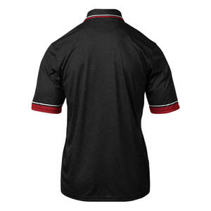 Camiseta deportiva de secado rápido para hombre y mujer, polo playeras de poliéster con logo personalizado, color blanco - Product Image 6