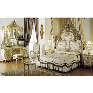 Luxury Design Classic Bedroom Furnitures <b>Royal</b> Kingdom Bedroom Furniture Set Best Traditional Wooden <b>Bed</b> & Room Furnitures USA - Product Image 1