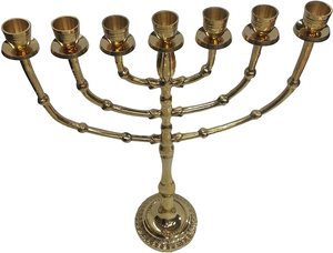 Premium quality <b>large</b> menorah made with solid brass in different designs with 7 Branch at wholesale price - Product Image 4