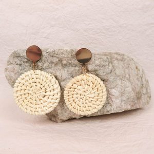 Hot Selling <b>Vintage</b> Rattan <b>Earrings</b> for Girl 99 Gold Data - Product Image 2