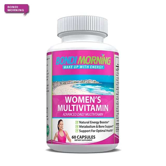 Natürliche weibliche Multi vitamin tablette/Kapsel zur Unterstützung des Immunsystems und des Stoffwechsels