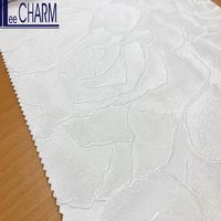 Tissu brocart teint 100 % polyester LCUH032 Taïwan, jacquard floral pour costumes garçons et filles, robes de mariée, décoration intérieure, vêtements