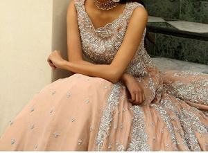 Elegante vestido de novia indio pakistaní para mujer 2019 ropa de novia con hermoso color y traje tradicional bordado Zardosi - Product Image 2