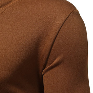 เสื้อเบสบอลมีฮู้ดแบบคลาสสิกของผู้ชายเสื้อสวมหัวผ้าฝ้ายลำลองแบบอบอุ่นกันน้ำมีการออกแบบในสีที่นิยม - Product Image 5