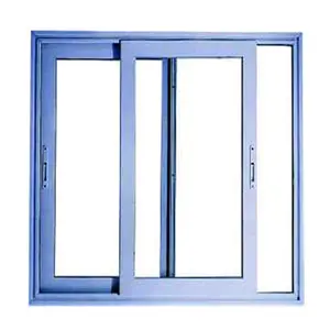 China factory high quality store front windows office interior sliding window vertical sliding vacuum insulated windows
