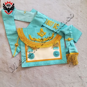 Collier de bureau Craft Master Mason avec dom en or |   Colliers artisanaux anglais Regalia - Product Image 4