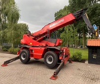 Chariot à palettes en acier Manitou MRT 2550 2013, capacité de charge de 1,5 tonne, moteur électrique, roues en caoutchouc, déplacement facile, garantie de 3 ans