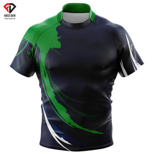 Nouveau Style Personnalisé Logo Plein Colorant Sublimé Numérique Imprimer Offre Spéciale Top Meilleure Vente Pakistanais Fait Confortable Rugby Jersey - Product Image 5