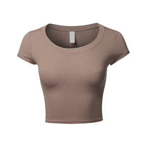 Camisetas cortas de gran tamaño para mujer, mejor calidad, hacer tu propio logotipo, servicio ODM, fabricante superior, nuevas - Product Image 2