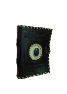 2021 Ấn Độ handmade đen chính hãng da bìa cứng nhật ký A5 <span class=keywords><strong>Side</strong></span> khâu máy tính xách tay với đá <span class=keywords><strong>Side</strong></span> khóa tốt nhất có năng khiếu kế hoạch - Product Image 2