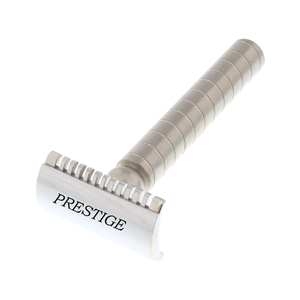 คลาสสิก3ชิ้นคู่ขอบความปลอดภัยมีดโกน | สแตนเลสที่มีโครเมี่ยมเสร็จสิ้น | เพรสทีจมีดโกน1511ที่มีด้ามยาว | โกนหนวด - Product Image 2