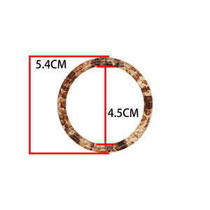Hebilla de lazo de plástico de resina para conector de bikini, anillo redondo personalizado, diseño DIY, directo de fábrica - Product Image 6