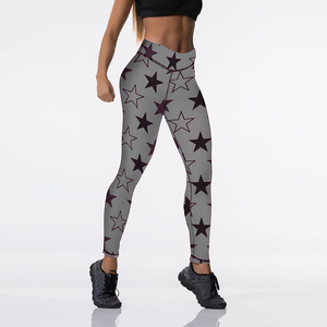 Nouveau Style de Legging imprimé étoiles pour femmes, pantalon élastique, Tie Dye, haute qualité, vente en gros - Product Image 5