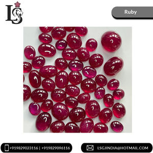 Cabujón de rubí con forma ovalada de Color rosa rojizo Natural 100%, piedra preciosa suelta llena de fisuras de 3-15 quilates para hacer joyas - Product Image 3