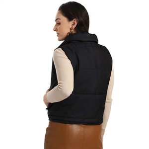 2025 chaleco acolchado para mujer, ropa de invierno hecha de nailon, chaleco acolchado cómodo con cremallera, ropa de invierno - Product Image 5