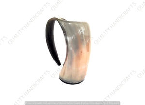 Taza de chupito para beber con cuerno de búfalo doméstico de 18oz, superventas, taza de cuerno vikingo artesanal de calidad para fiesta directa de fábrica - Product Image 4