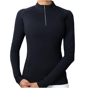 Horse Riding <b>Long</b> <b>Sleeve</b> <b>Base</b> <b>Layer</b> High Quality Ladies Equestrian Tops Clothing Comfortable Low MOQ Slim Fit Most Popular - Product Image 5