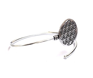 กำไลข้อมือแฟชั่นที่ได้รับแรงบันดาลใจจากเมล็ดพันธุ์ชุบเงิน - Product Image 2