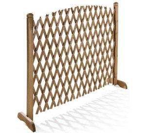 Petites clôtures pour jardins, clôtures en bois d'acacia, treillis, écran, modèles de clôtures, panneaux, faciles à assembler, respectueux de l'environnement - Product Image 1